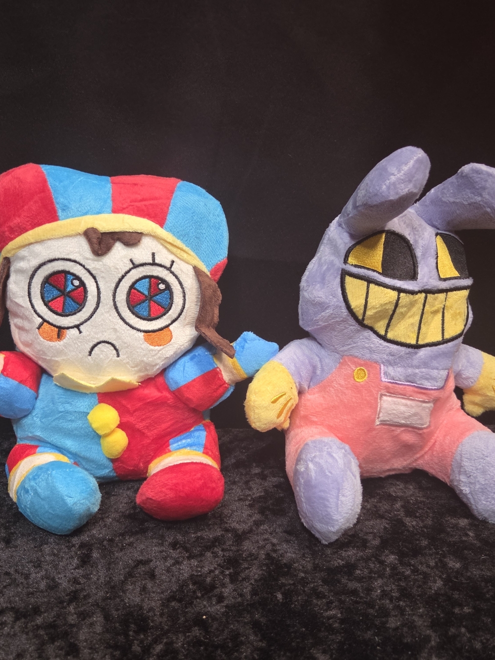 The Amazing Digital Circus 8" Pomni & 10" Jax Stuffed Plush Toys NEW